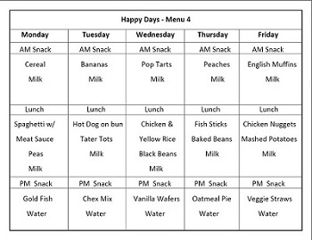 Link to Menu week 4 pdf